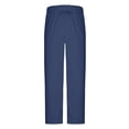 thumbnail image 5 of EOYWHK Pantalon pour Hommes à Séchage Rapide Extensible Coupe Ajustée Taille Élastique Pantalon Habillé Protection Solaire Respirant Jambe Droite Randonnée Course Pêche, 5 of 5