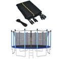 thumbnail image 1 of Gymax 16FT Trampoline Replacement Safety Enclosure Net for 12 Poles Weather-Resistant, 1 of 10