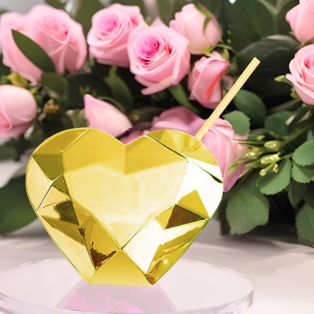 Bdday Gobelets avec Couvercles et Pailles Verre à Boire de Forme Unique Paillettes Gobelets Réutilisables avec Couvercles et Pailles en Couleurs Cadeaux de Qualité