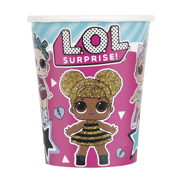 LOL Surprise Birthday Paper Cups, 9oz 8ct