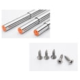 thumbnail image 4 of Stainless Steel Telescopic Closet Pole Thickened Adjustable Wardrobe Hanging Rod for Home - 56-100cm (Silver), 4 of 7
