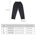 thumbnail image 2 of Rain-proof Pants Water-proof Pants Double Layers Pant Breathable Pants for Adult, 2 of 8