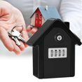 thumbnail image 4 of Key Lock Box,  Key Box, Wall-Hanging Wear-resistant For Home Office Black, 4 of 8