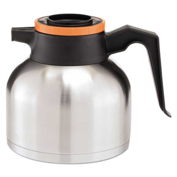Carafe Thermique de 1,9 Litre, Acier Inoxydable/noir/orange (Décaféiné)