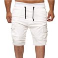 thumbnail image 1 of Diufon Men's Athletic Shorts Drawstring Waisted Outdoor Sport Shorts Spring Summer Hiking Shorts with Pockets, 1 of 5