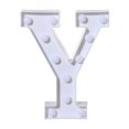 thumbnail image 3 of Fridja Alphabet LED Letter Lights Light Up White Plastic Letters Standing Hanging Y, 3 of 3
