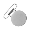 thumbnail image 4 of MasteelfCA 10pcs Fashion Suspender Clips Holders Round Metal Pacifier Clips Buckle Clips Sewing Tools for Men Women (Silver), 4 of 7