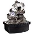 thumbnail image 3 of OK Lighting Fontaine de Table Wolf de 10,25 Po H, Noire, 3 of 9