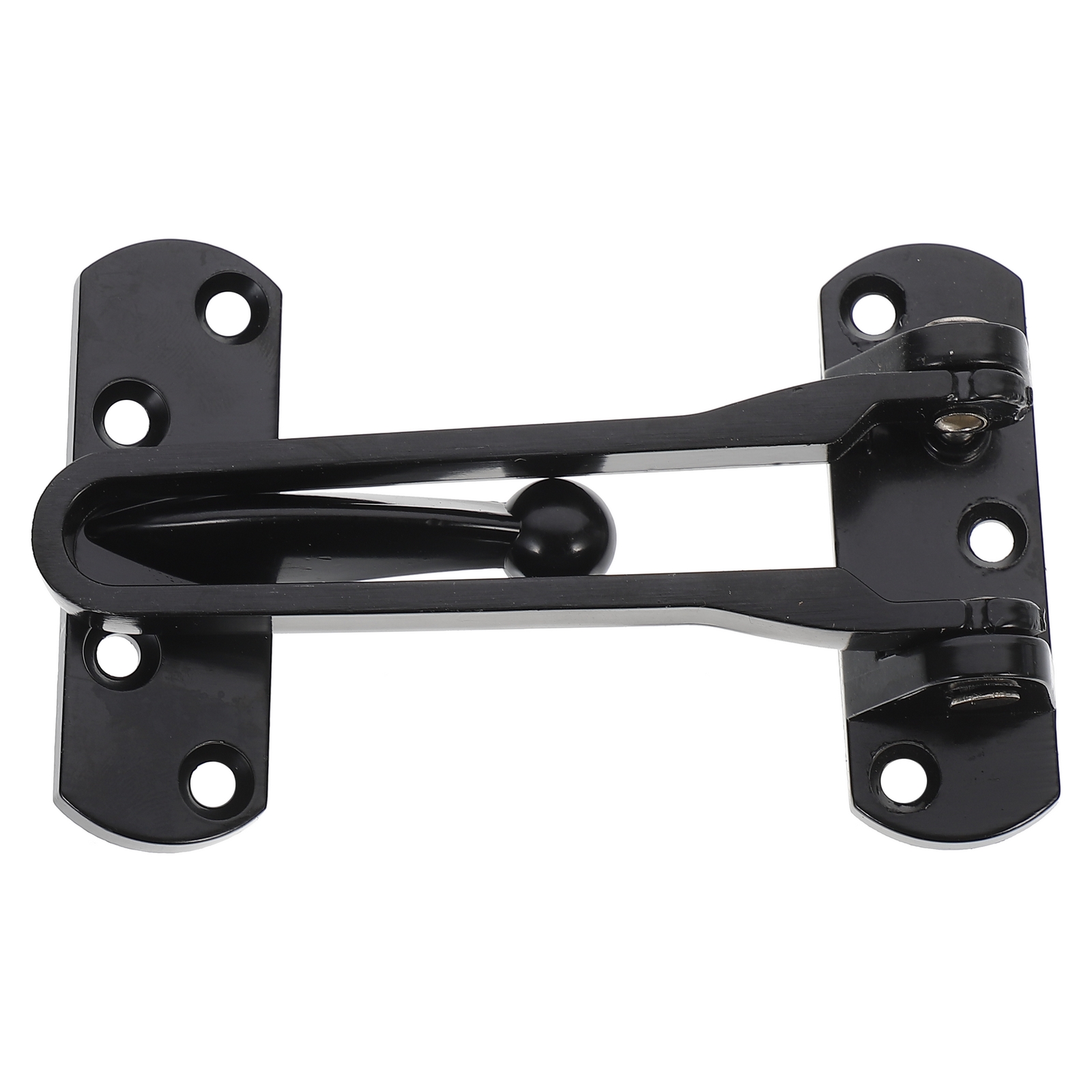 Miangastore Simple Style Zinc Alloy Swing Bar Door Lock 1Set 4.1X2.5X0.9In