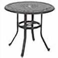 thumbnail image 3 of PHI VILLA Table de Salle à Manger Bistro Ronde d'Extérieur en Aluminium Coulé de 32 Po avec Surface Givrée, 3 of 4