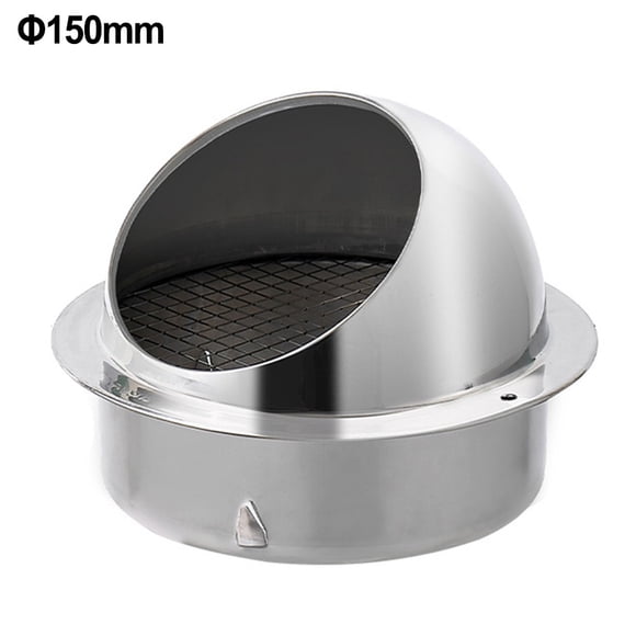 150-200Mm Steel Ventilation Grill Wall Hole Cover Extractor Hood Louver Valve Exhaust Fan Pipe Heating Cooling Vent System