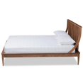 thumbnail image 4 of Baxton Studio Abel Walnut Brown Finished Wood Full Size Platform Bed, 4 of 11