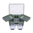 thumbnail image 2 of S SERENABLE Fishing Tackle Box Fishing Accessories Box Multifunctional Storage Organizer Green, 2 of 9