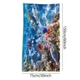 thumbnail image 3 of LSLJS Beach Towel Été Essentials Plage Microfibre Beach Towel Super Léger Coloré Bain Serviette Sable Couverture Plage Serviette Multifonctions pour Voyage Piscine 30 X 60 Pouces Beach Towel, 3 of 3