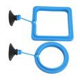 thumbnail image 2 of Aquarium Floating Food Feeder Circle, Thickened Reduce Waste Blue Multipurpose Fish Feeding Ring  For Aquarium, 2 of 8