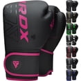 thumbnail image 1 of RDX Gants de Boxe Sparring, Mitaine d'Entraînement KARA Patent, MMA, Rose,12oz, 1 of 8