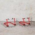 thumbnail image 3 of HOMCOM Motorcycle Stand Lift, 850 lbs Front & Rear Wheel Paddock Lift Stand, 3 of 10