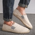 thumbnail image 2 of Fashion Mens Breathable Round Toe Shoes Leisure Canvas Upper Shoes, 2 of 9
