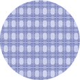 thumbnail image 1 of Ahgly Tapis Rond Lavable en Machine Intérieur Transitionnel Bleu Céleste, 4 Pieds Rond, 1 of 7