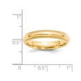 thumbnail image 3 of Ladies 14K Yellow Gold 4mm Comfort Fit Milgrain Wedding Band Ring, 3 of 4