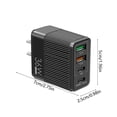 thumbnail image 2 of 36W Fast Charging Mobile Phone Charger 5V4A 2PD+2USB Port for Europe and UK Safe Charging, 2 of 3
