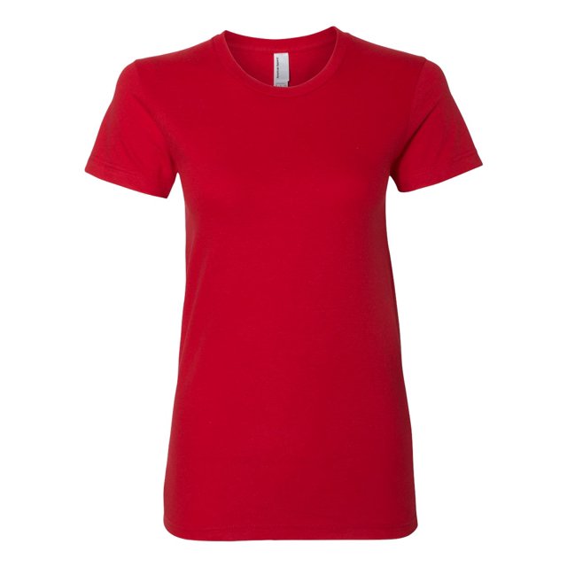 Women’s Fine Jersey Tee, XL, Red