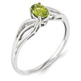 thumbnail image 2 of Bague Péridot en Argent Sterling 925 Rhodié, 2 of 2