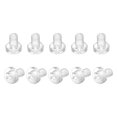 thumbnail image 1 of Unique Bargains M5x8mm Plastic Phillips Bolts PC Pan Head Machine Screws Transparent 50 Pack, 1 of 5