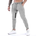 thumbnail image 4 of FAIWAD Men's Slim Sweatpants Elastic High Waist Drawstring Workout Athletic Pants with Pockets, 4 of 7