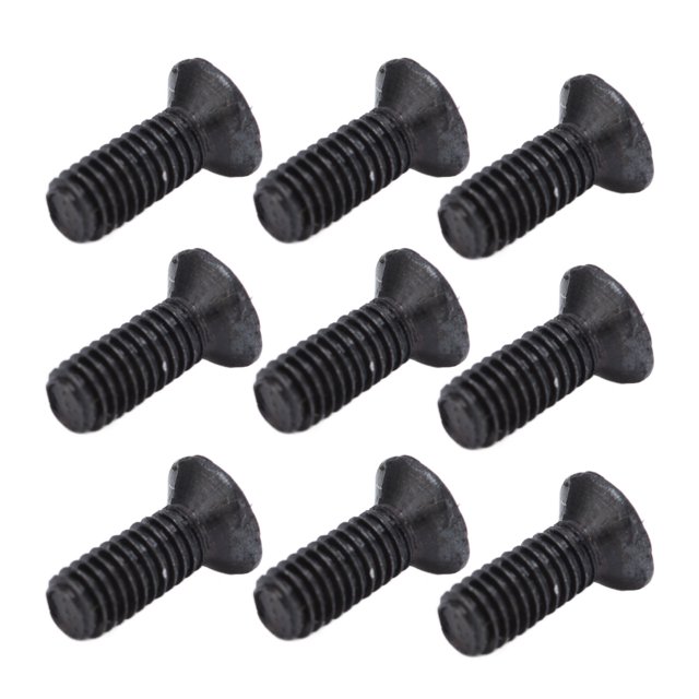 50 Pcs Vis à Fraiser DIN 965 Noir Kit d'Assortiment de Vis de Machine Galvanisée