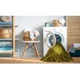 thumbnail image 2 of Ahgly Company Tapis d'Intérieur Lavable à la Machine, Carré, Transitionnel, Brun Boulanger, Tapis de Zone, 7 Pieds Carré, 2 of 7