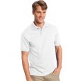 thumbnail image 1 of Hanes Men's Cotton-Blend EcoSmart Jersey Polo - 054X, 1 of 1