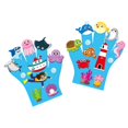 thumbnail image 3 of Bunblic 2 Pieces Felt Story Finger Puppets Early Learning Making Storytime DIY Storytelling Hand Puppet for Home Storytelling Parties Sea theme, 3 of 8