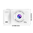 thumbnail image 2 of Lksixu Mini Digital Camera.4-inch 1080P Front And Rear Camera 8x Digital Zoom Capables Of Photos Recording Videos Photography Student Camera With Bracket digital cameras Electronics for Home Office, 2 of 8
