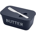 thumbnail image 1 of Todaioua Butter Dish with Lid, Home Decor, Large Butter Dish for Countertop Plastic Butter Keeper Container with Knife, Sealing Butter Dish Good Kitchen Gift, 1 of 2