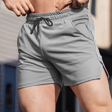 Aqestyerly Shorts en Maille D\'entraînement Physique pour Hommes, Coupe Sèche, Shorts de Sport de Course et d'Entraînement, Respirants, Légers, Shorts Athlétiques Décontractés pour Gym, Entraînement, Mise en Forme HWRETIE
