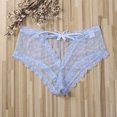 thumbnail image 2 of Faithtur Women See-through Lace Panties Solid Color Breathable Underpants, 2 of 7