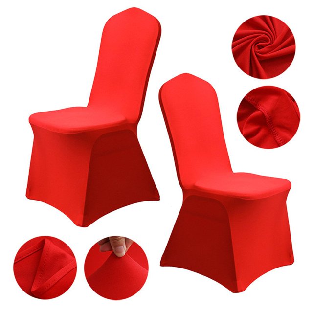 Housse de Chaise Tout Inclus en Polyester Spandex Élastique pour Mariages Banquets et Fêtes