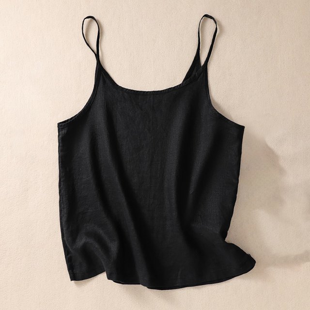 UPPADA Womens Crewneck Tank Tops Summer Sleeveless Scoop Neck Tees Solid Color Basic Slim Fitted Cami Shirts Womens Tank Tops Camisole Top Built In Bra Adjustable Straps,Clearance on sale