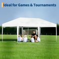 thumbnail image 2 of Bingirl 10X20 Pop Up Canopy Tent Commercial Grade Dual Wall System Full Protection Steel Frame Full Accessories Kit for Market Stalls Backyard Events Camping Outdoors, 2 of 5
