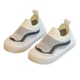thumbnail image 2 of Girls Sneakers, Spring New Soft Soled Single Shoes Baby Walking Shoes Bow Mesh Princess Small Solid Shoes, 2 of 5