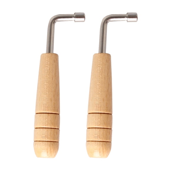CIMAXIC 2Pcs Lyre Harp Tuning Wrench Creative Lyre Harp Wrench Tone Tuning Wrench,4.13"X1.18"X0.24"