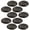 S, variant on Visland 10 Pcs Round Sandwich Platter Trays with Lids Clear Pattern Printed Food-grade Durable Elegant Catering Trays Sushi Box