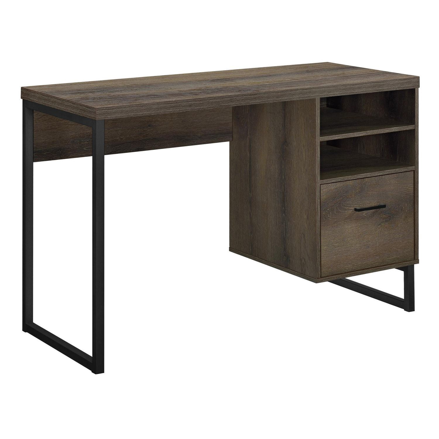 Candon Computer Desk, Medium Brown