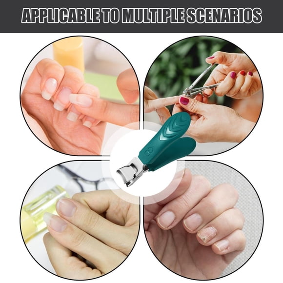 WIFKLSIIPG Excellent Nail Cutters. Toenail Cutters with Wide Opening. | Nail Care Instruments. Top Notch Toenail Tool for Men and Women.(Green)