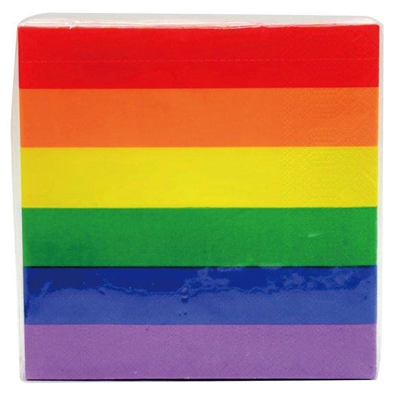Serviette déjeuner arc-en-ciel 18CT