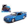 thumbnail image 1 of Jada Brian's Nissan Skyline GT-R R34 Blue Fast & Furious Movie 1/32 Diecast Car Model, 1 of 1