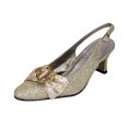thumbnail image 1 of FLORAL Alaina Women's Wide Width Glitter Fabric Slingback Shoes, 1 of 6