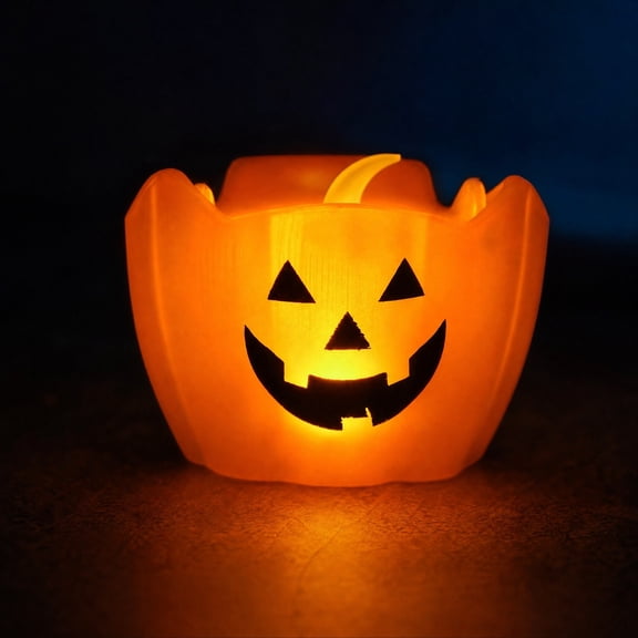 Dvkptbk Halloween Decorations Halloween Pumpkin Candle Light Decoration Prop