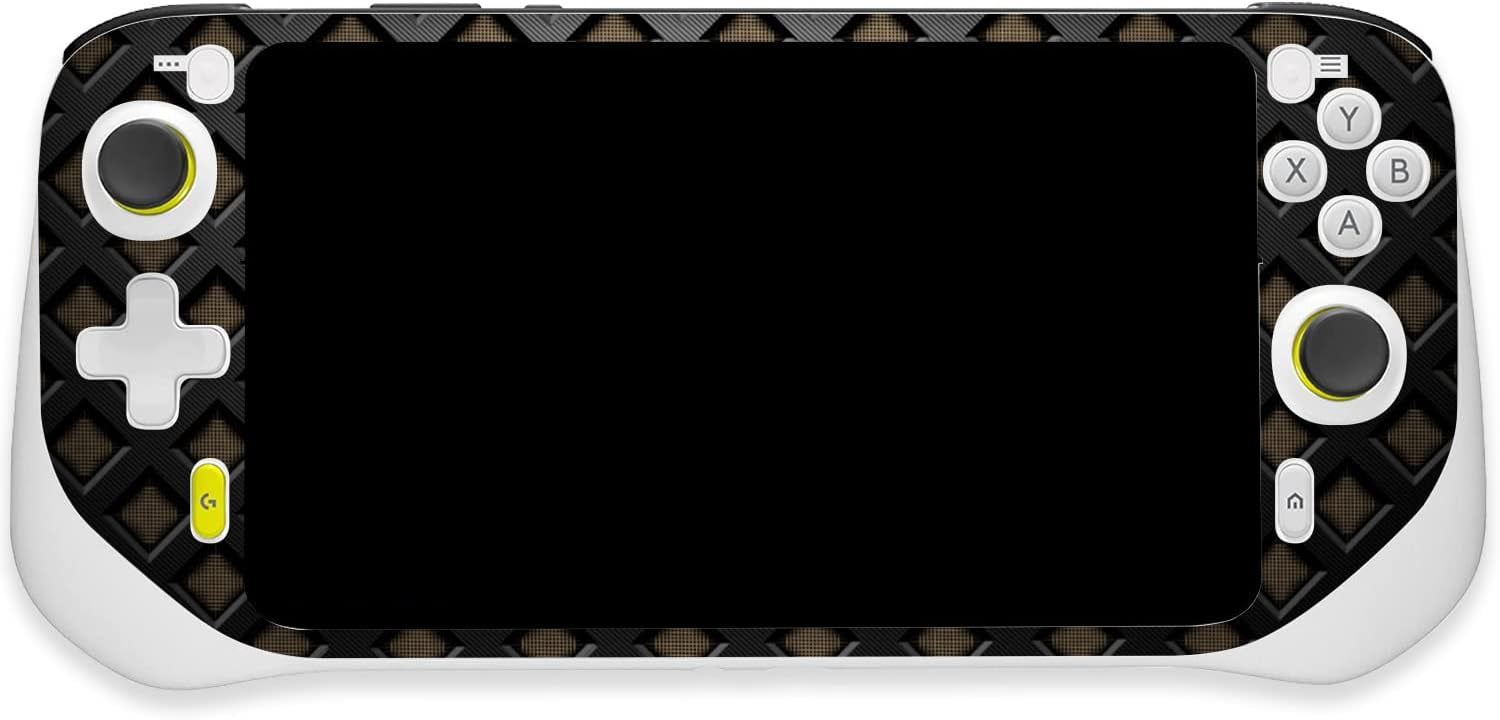 MightySkins Skin Compatible avec Logitech g Cloud Gaming Portable - Mur Noir Vinyle Protecteur, Durable et Unique